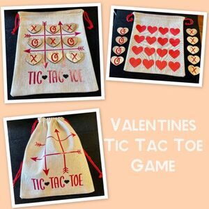 Valentines Tic Tac Toe Game, Child Valentines Gift, Valentines Gift